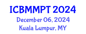 International Conference on Carbon Based Materials and Material Processing Technologies (ICBMMPT) December 06, 2024 - Kuala Lumpur, Malaysia