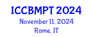 International Conference on Carbon Based Materials and Processing Technology (ICCBMPT) November 11, 2024 - Rome, Italy