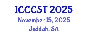 International Conference on Carbon Capture and Storage Technologies (ICCCST) November 15, 2025 - Jeddah, Saudi Arabia