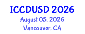 International Conference on Carbon Dioxide Utilization and Sustainable Development (ICCDUSD) August 05, 2026 - Vancouver, Canada