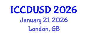 International Conference on Carbon Dioxide Utilization and Sustainable Development (ICCDUSD) January 21, 2026 - London, United Kingdom