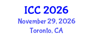 International Conference on Cardiology and Cardiovascular Medicine (ICC) November 29, 2026 - Toronto, Canada International Conference on Cardiology and Cardiovascular Medicine (ICC) November 29, 2026 - Toronto, Canada