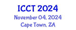 International Conference on Cardiovascular Technologies (ICCT) November 04, 2024 - Cape Town, South Africa