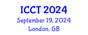 International Conference on Cardiovascular Technologies (ICCT) September 19, 2024 - London, United Kingdom