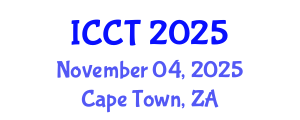 International Conference on Cardiovascular Technologies (ICCT) November 04, 2025 - Cape Town, South Africa