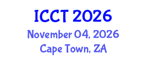 International Conference on Cardiovascular Technologies (ICCT) November 04, 2026 - Cape Town, South Africa