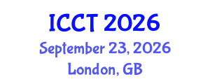 International Conference on Cardiovascular Technologies (ICCT) September 23, 2026 - London, United Kingdom