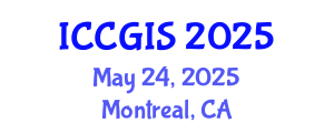 International Conference on Cartography and Geoinformation Science (ICCGIS) May 24, 2025 - Montreal, Canada