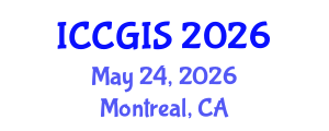 International Conference on Cartography and Geoinformation Science (ICCGIS) May 24, 2026 - Montreal, Canada