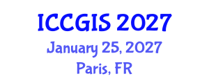 International Conference on Cartography and Geoinformation Science (ICCGIS) January 25, 2027 - Paris, France International Conference on Cartography and Geoinformation Science (ICCGIS) January 25, 2027 - Paris, France