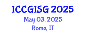 International Conference on Cartography, GIS and Geovisualization (ICCGISG) May 03, 2025 - Rome, Italy