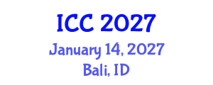 International Conference on Cataract (ICC) January 14, 2027 - Bali, Indonesia International Conference on Cataract (ICC) January 14, 2027 - Bali, Indonesia