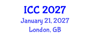 International Conference on Cataract (ICC) January 21, 2027 - London, United Kingdom International Conference on Cataract (ICC) January 21, 2027 - London, United Kingdom