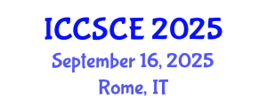 International Conference on Cell and Stem Cell Engineering (ICCSCE) September 16, 2025 - Rome, Italy