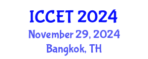International Conference on Ceramic Engineering and Technology (ICCET) November 29, 2024 - Bangkok, Thailand
