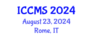 International Conference on Change Management Strategies (ICCMS) August 23, 2024 - Rome, Italy