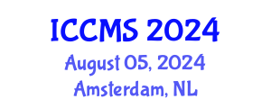 International Conference on Chaos, Control, Modelling and Simulation (ICCMS) August 05, 2024 - Amsterdam, Netherlands