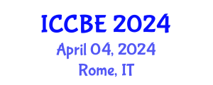 International Conference on Chemical and Biochemical Engineering (ICCBE) April 04, 2024 - Rome, Italy