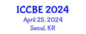 International Conference on Chemical and Biochemical Engineering (ICCBE) April 25, 2024 - Seoul, Republic of Korea
