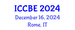 International Conference on Chemical and Biochemical Engineering (ICCBE) December 16, 2024 - Rome, Italy