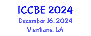 International Conference on Chemical and Biochemical Engineering (ICCBE) December 16, 2024 - Vientiane, Laos