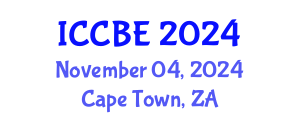 International Conference on Chemical and Biochemical Engineering (ICCBE) November 04, 2024 - Cape Town, South Africa
