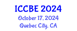 International Conference on Chemical and Biochemical Engineering (ICCBE) October 17, 2024 - Quebec City, Canada
