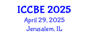 International Conference on Chemical and Biochemical Engineering (ICCBE) April 29, 2025 - Jerusalem, Israel