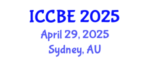 International Conference on Chemical and Biochemical Engineering (ICCBE) April 29, 2025 - Sydney, Australia