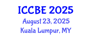 International Conference on Chemical and Biochemical Engineering (ICCBE) August 23, 2025 - Kuala Lumpur, Malaysia
