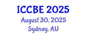 International Conference on Chemical and Biochemical Engineering (ICCBE) August 30, 2025 - Sydney, Australia