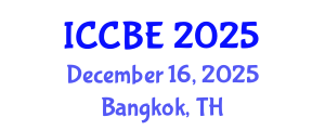 International Conference on Chemical and Biochemical Engineering (ICCBE) December 16, 2025 - Bangkok, Thailand