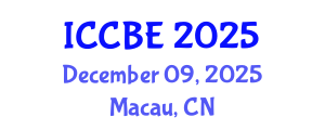 International Conference on Chemical and Biochemical Engineering (ICCBE) December 09, 2025 - Macau, China