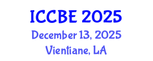 International Conference on Chemical and Biochemical Engineering (ICCBE) December 13, 2025 - Vientiane, Laos