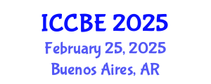 International Conference on Chemical and Biochemical Engineering (ICCBE) February 25, 2025 - Buenos Aires, Argentina