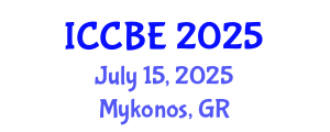 International Conference on Chemical and Biochemical Engineering (ICCBE) July 15, 2025 - Mykonos, Greece