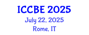 International Conference on Chemical and Biochemical Engineering (ICCBE) July 22, 2025 - Rome, Italy