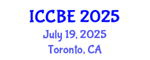 International Conference on Chemical and Biochemical Engineering (ICCBE) July 19, 2025 - Toronto, Canada