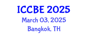 International Conference on Chemical and Biochemical Engineering (ICCBE) March 03, 2025 - Bangkok, Thailand