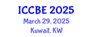 International Conference on Chemical and Biochemical Engineering (ICCBE) March 29, 2025 - Kuwait, Kuwait