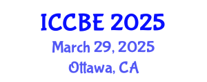 International Conference on Chemical and Biochemical Engineering (ICCBE) March 29, 2025 - Ottawa, Canada