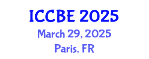 International Conference on Chemical and Biochemical Engineering (ICCBE) March 29, 2025 - Paris, France