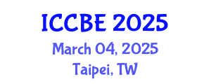 International Conference on Chemical and Biochemical Engineering (ICCBE) March 04, 2025 - Taipei, Taiwan