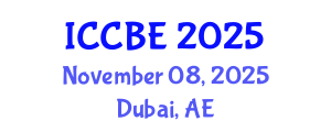 International Conference on Chemical and Biochemical Engineering (ICCBE) November 08, 2025 - Dubai, United Arab Emirates