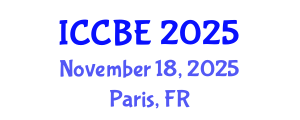 International Conference on Chemical and Biochemical Engineering (ICCBE) November 18, 2025 - Paris, France