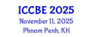 International Conference on Chemical and Biochemical Engineering (ICCBE) November 11, 2025 - Phnom Penh, Cambodia