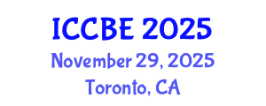 International Conference on Chemical and Biochemical Engineering (ICCBE) November 29, 2025 - Toronto, Canada