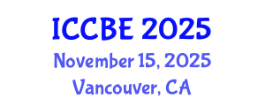 International Conference on Chemical and Biochemical Engineering (ICCBE) November 15, 2025 - Vancouver, Canada