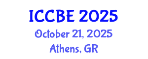 International Conference on Chemical and Biochemical Engineering (ICCBE) October 21, 2025 - Athens, Greece