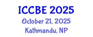 International Conference on Chemical and Biochemical Engineering (ICCBE) October 21, 2025 - Kathmandu, Nepal